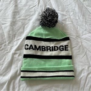 Green Vintage Style Cambridge Beanie